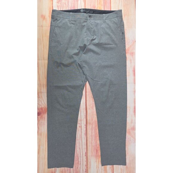 Vuori Other - Vuori Mens Performance Stretch Grey Chino Pants Size 36x32